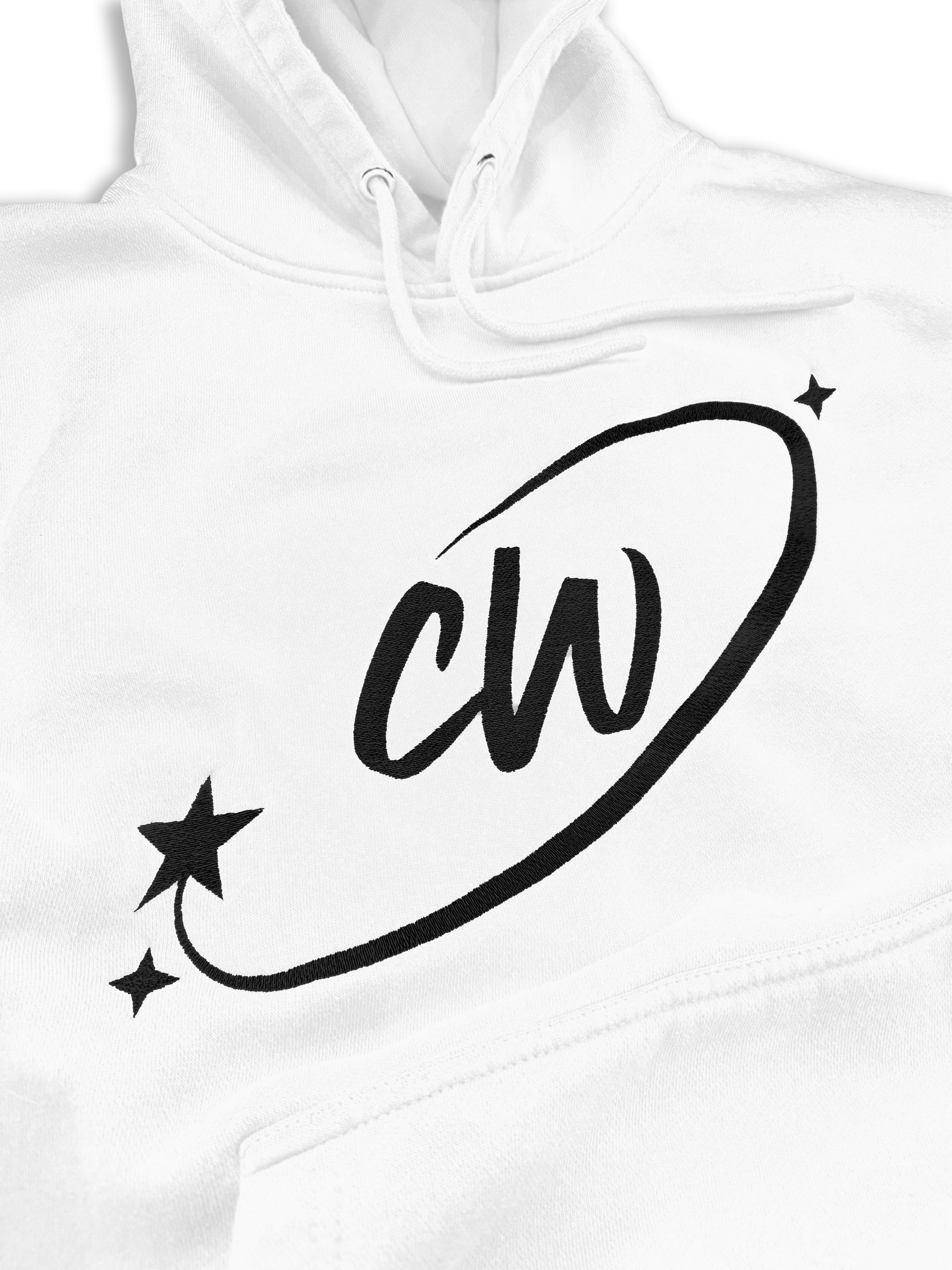 CW WHITE  PREMIUM HOODIE