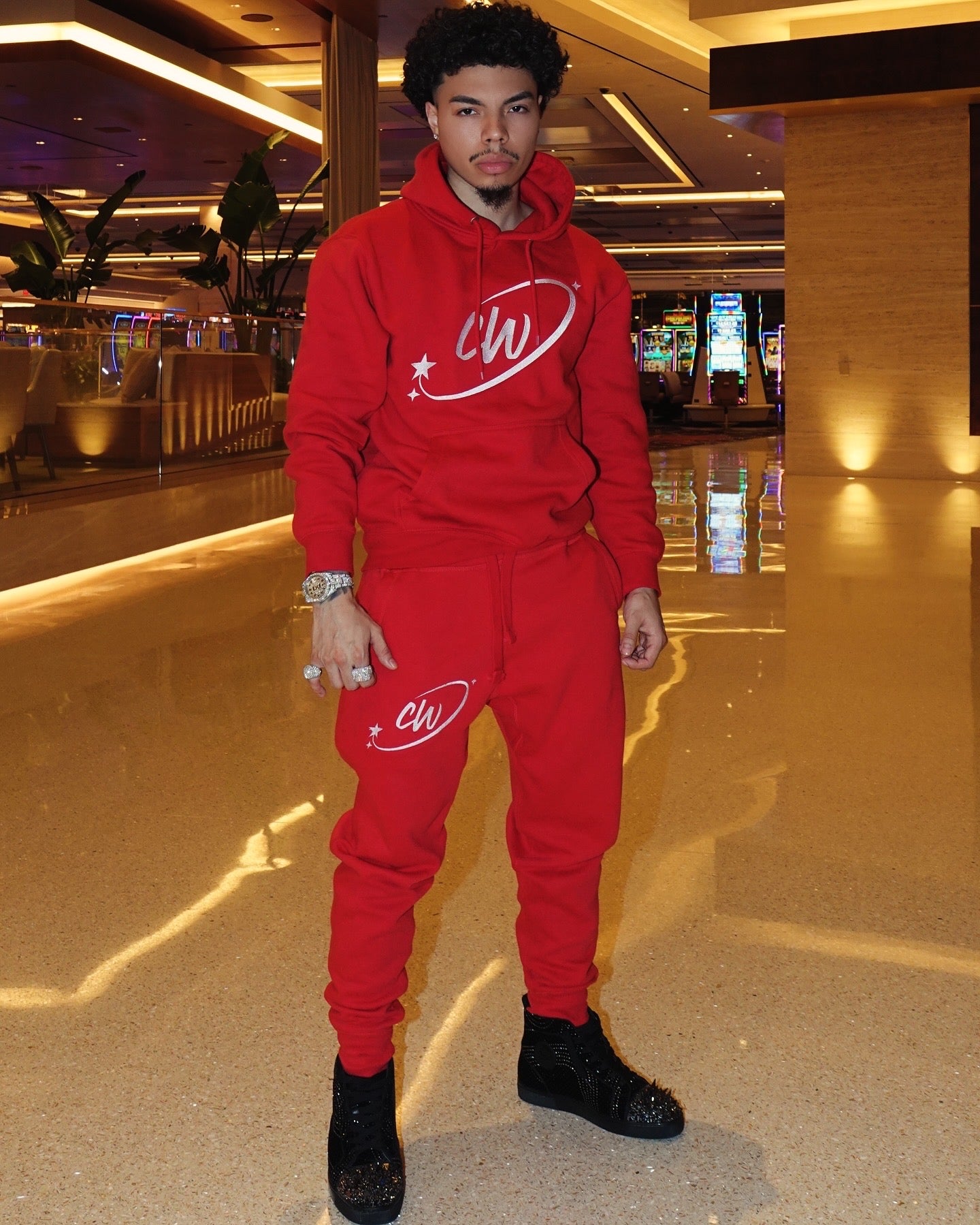 CW RED PREMIUM TRACKSUIT